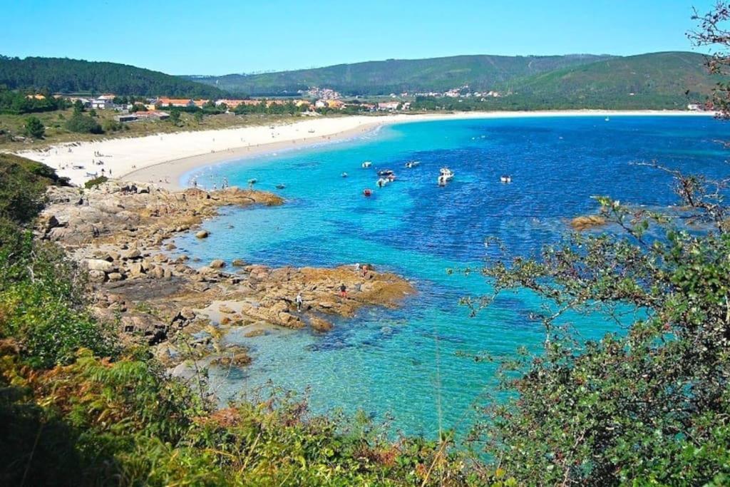 Appartamento Refugio Climatico En Finisterre Frente A La Playa Esterno foto