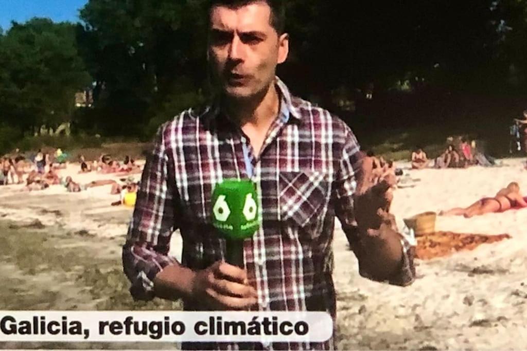 Appartamento Refugio Climatico En Finisterre Frente A La Playa Esterno foto