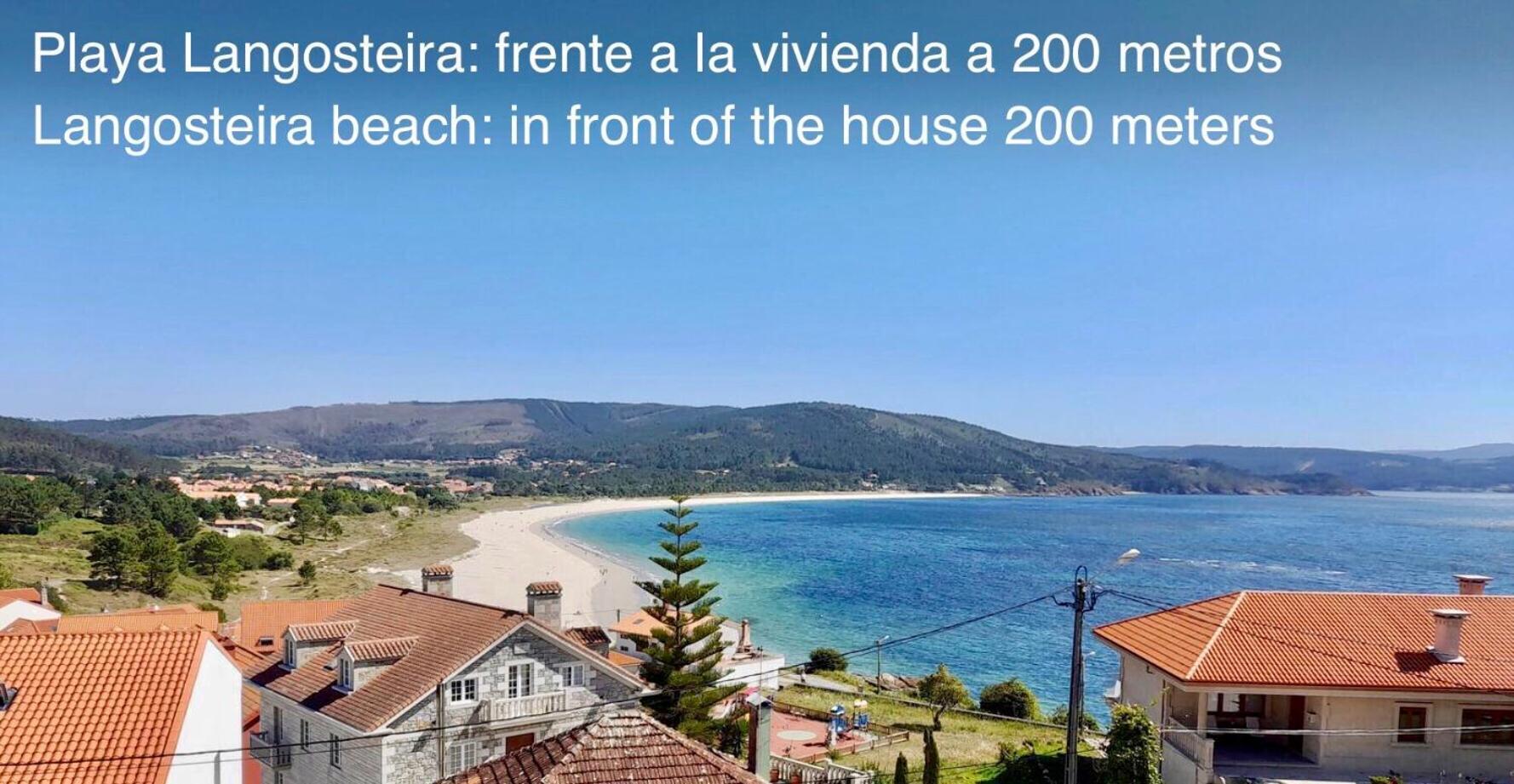 Appartamento Refugio Climatico En Finisterre Frente A La Playa Esterno foto